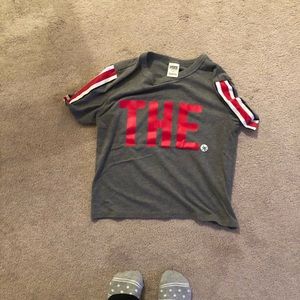 PINK Ohio State Crop top